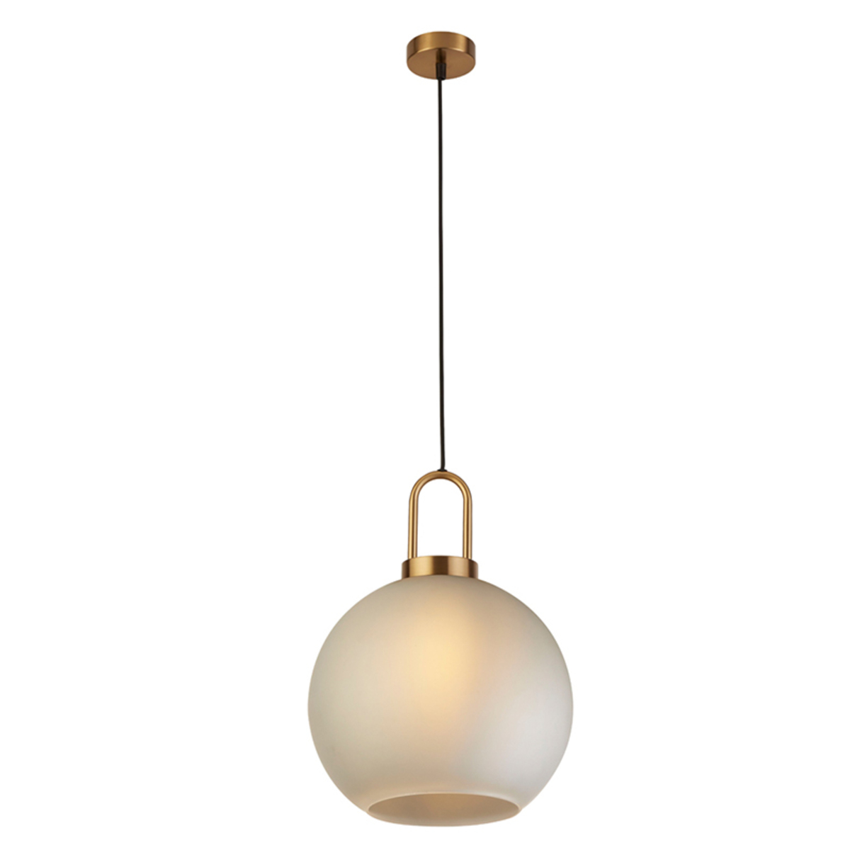 Hanglamp Snowdrop Geel Brons - Glas - DOK 2