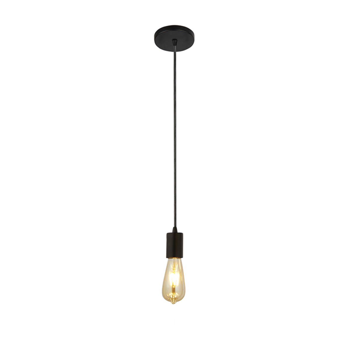 Hanglamp Squiggle Zwart - Metaal - DOK 2
