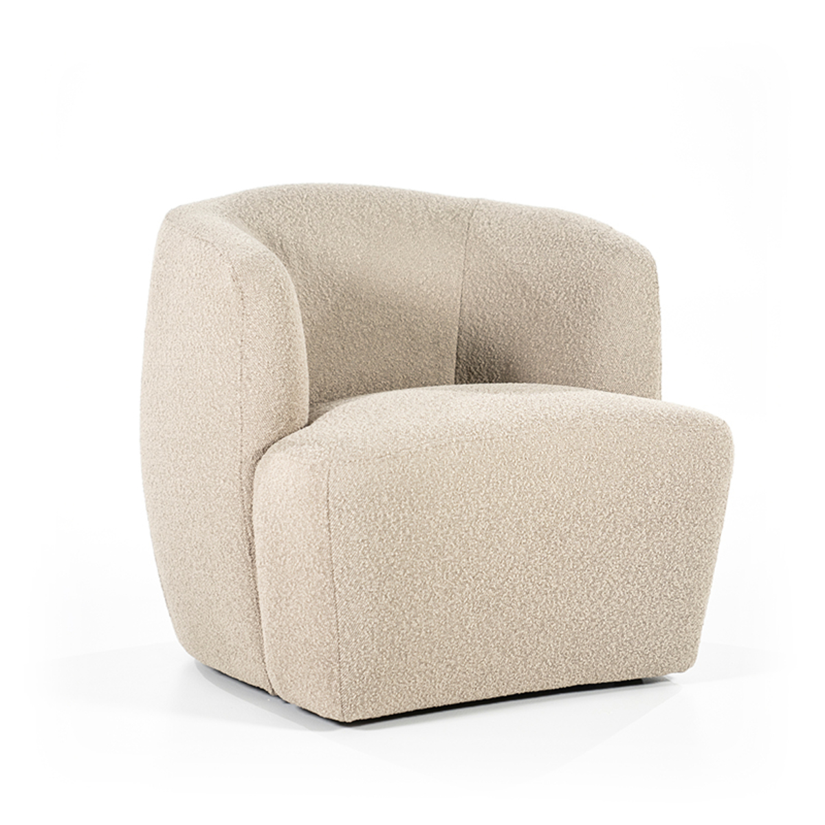 Fauteuil Charlotte Grijs Taupe - Stof - Eleonora