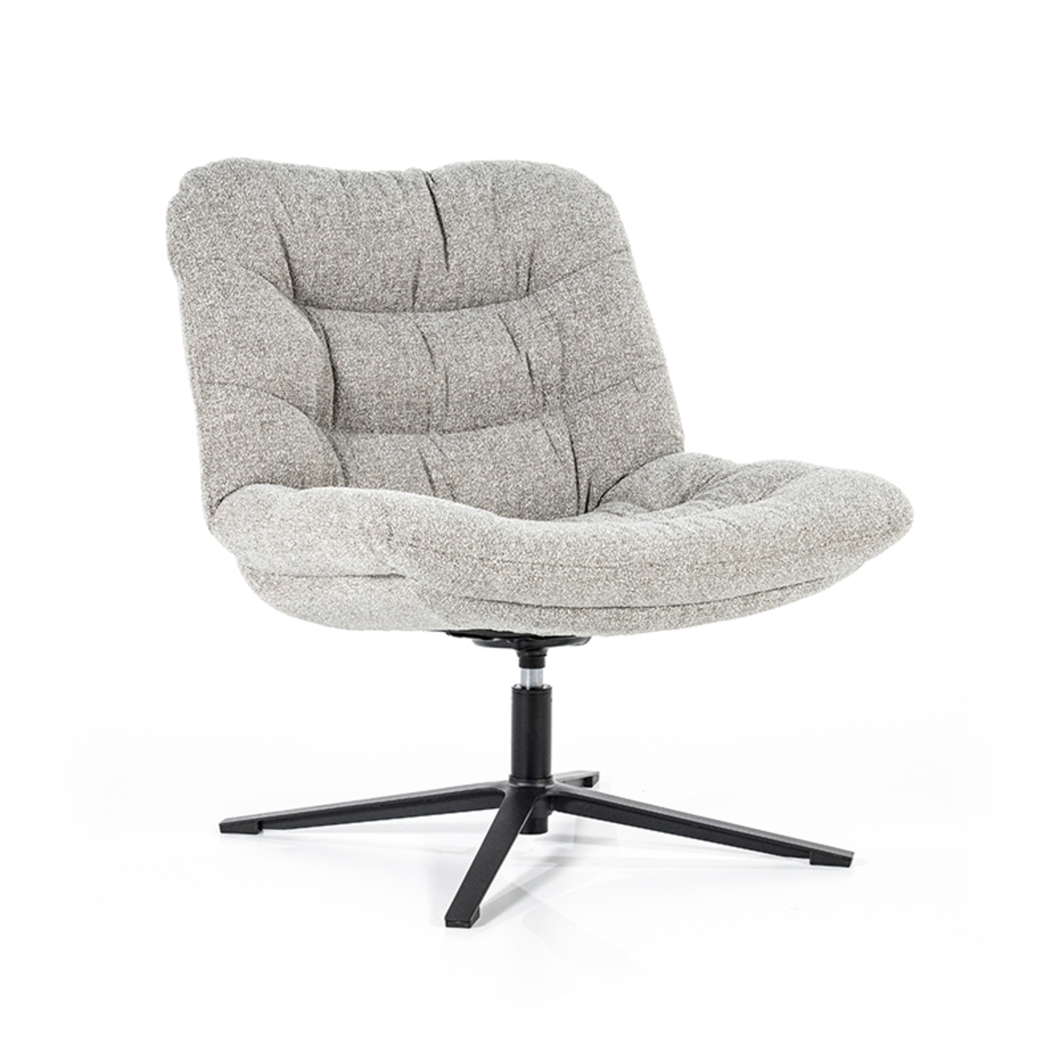 Fauteuil Danica Grijs - Stof - Eleonora