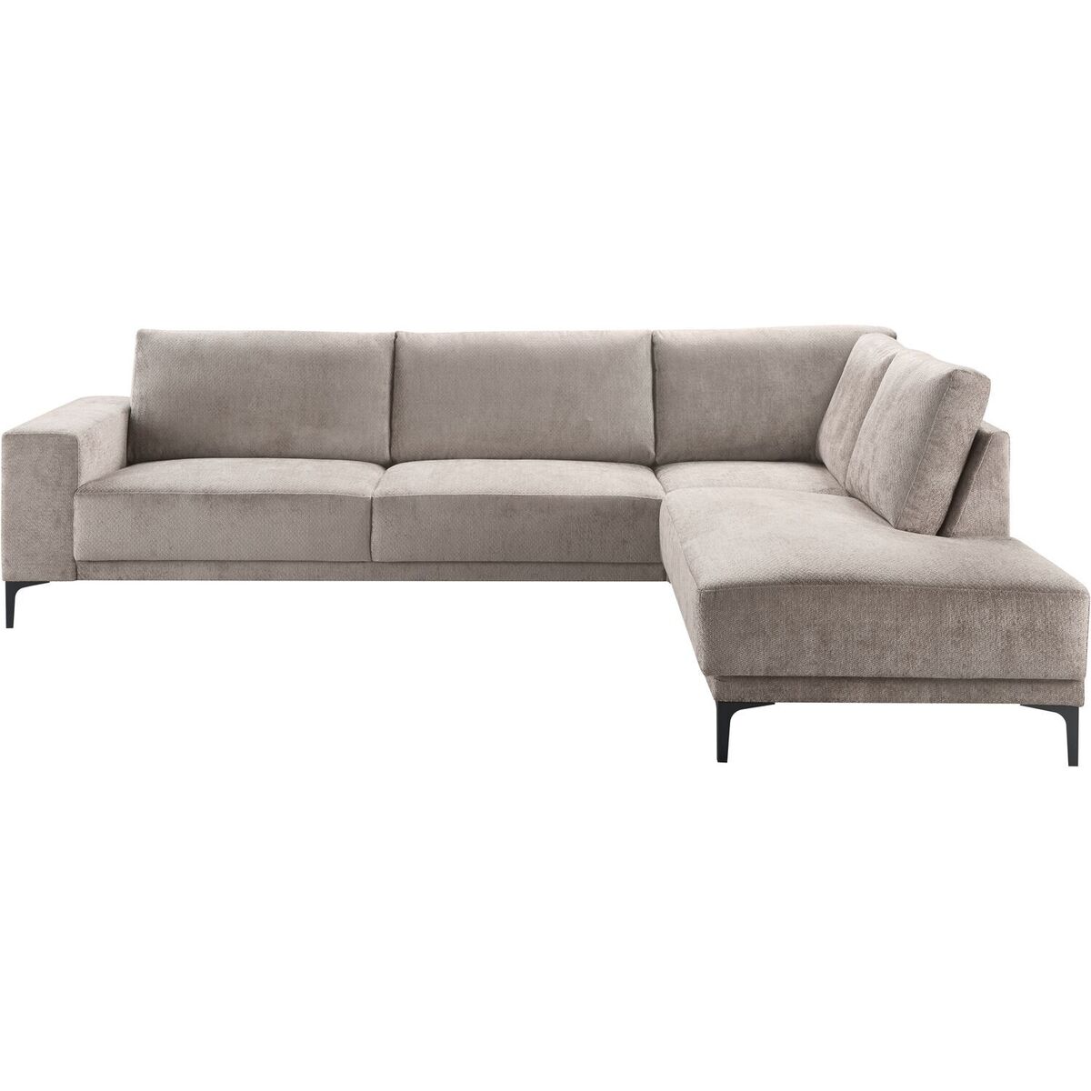 Hoekbank Clanton - - Beige - Stof - Modern - Profijt Meubel