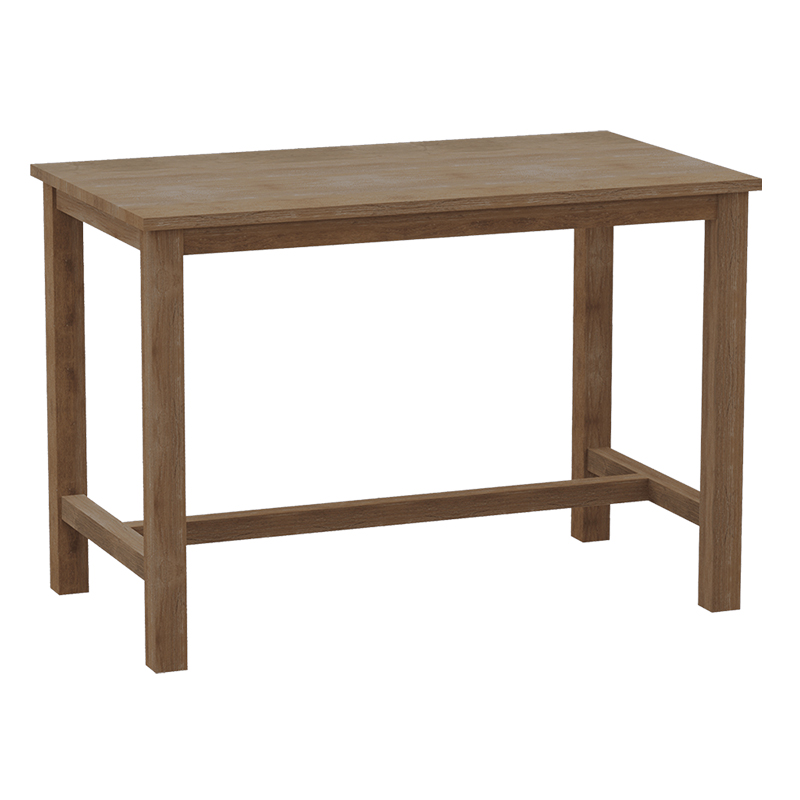 Bartafel Genua Bruin Hout - Teak - DOK 2 Rustique