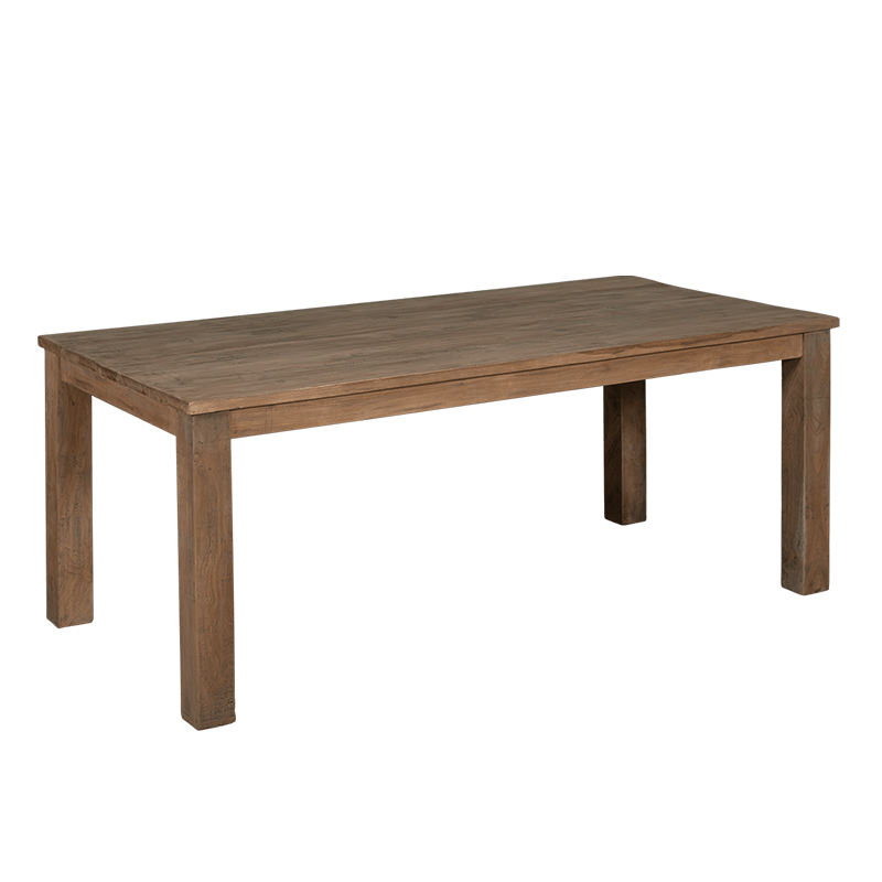 Eetkamertafel Genua Naturel Hout - Teak - DOK 2 Rustique
