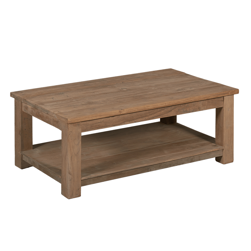 Salontafel Genua Naturel Hout - Teak - DOK 2 Rustique