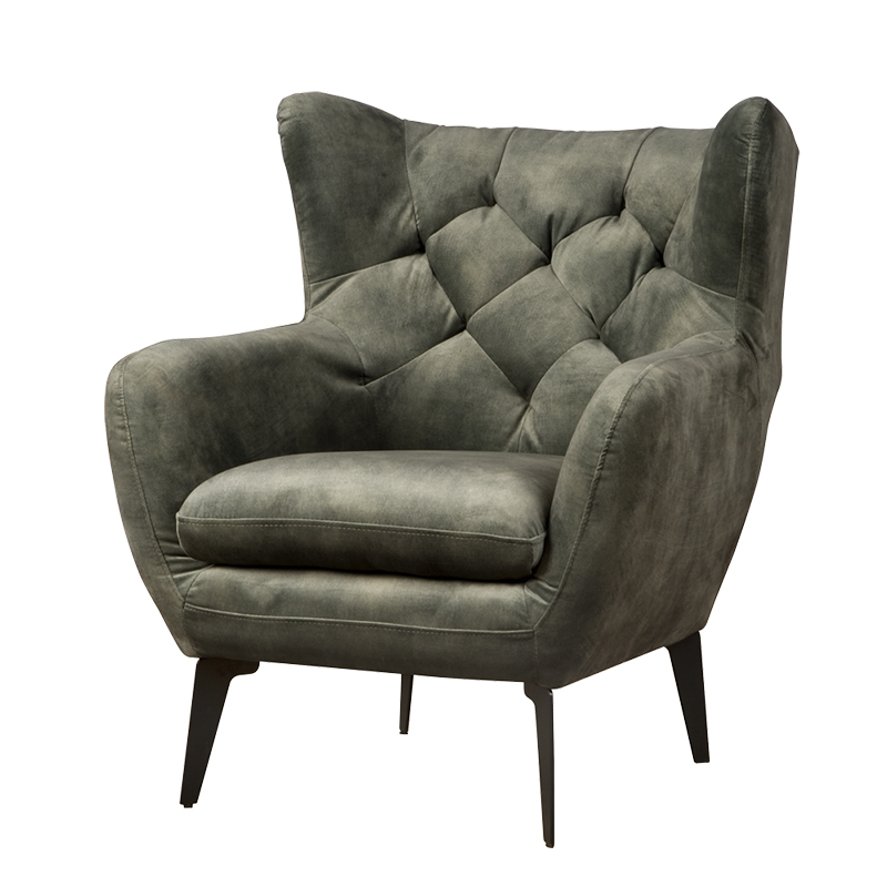 Fauteuil Bomba Groen - Velours - DOK 2 Cosy
