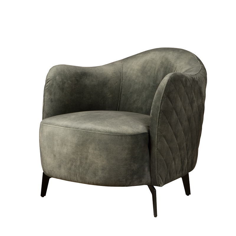 Fauteuil Bondo Groen - Velours - DOK 2 Cosy