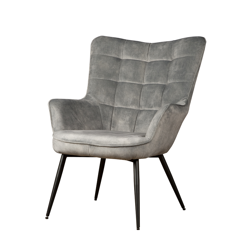 Fauteuil Badia Grijs - Stof - DOK 2 Cosy