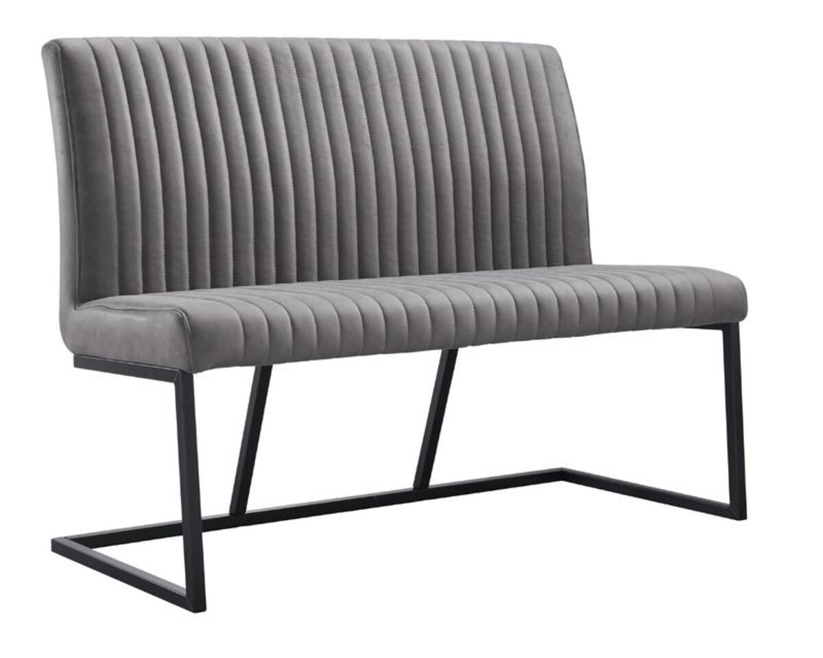 Eetkamerbank Pareda - Grijs - Stof - Modern - Profijt Meubel