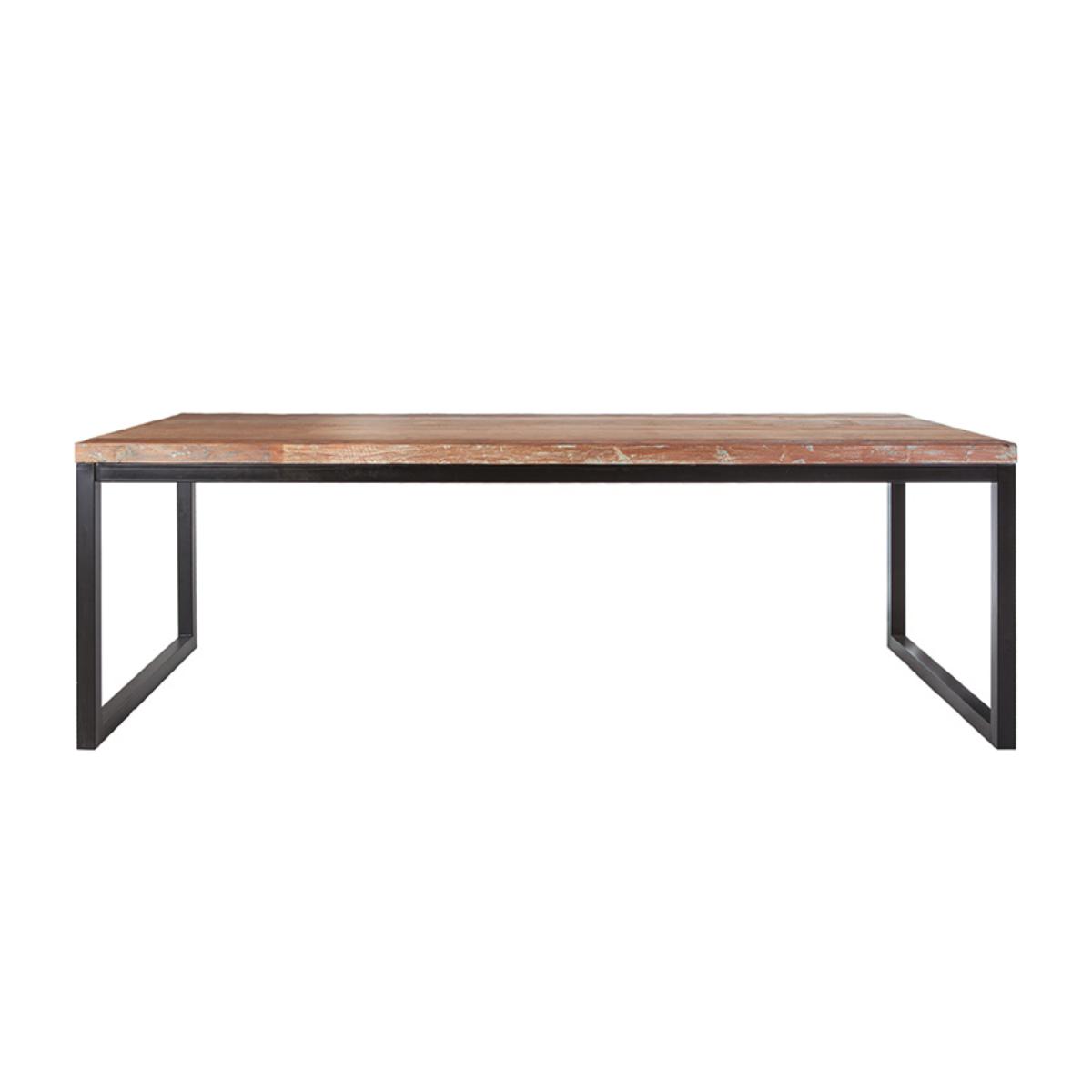 Eetkamertafel Mix en Match Bruin Hout - Teak - Eleonora