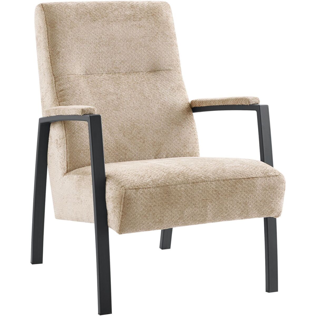 Fauteuil Altus - Armleuning - Bruin - Stof - Modern - Profijt Meubel