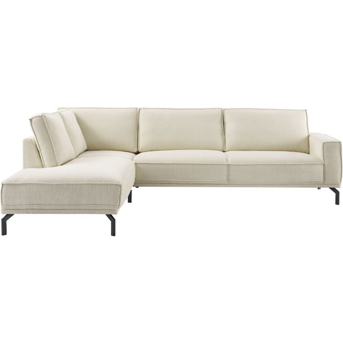 Hoekbank Alburg - - Beige - Stof - Modern - Profijt Meubel