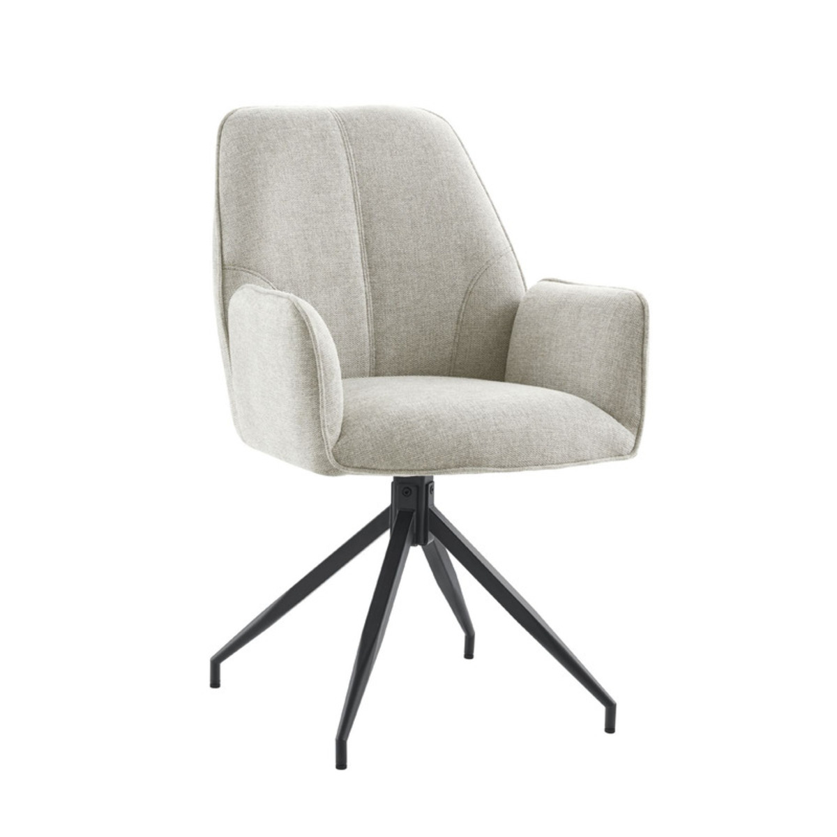 Fauteuil Parson - Armleuning - Grijs - Stof - Modern - Profijt Meubel