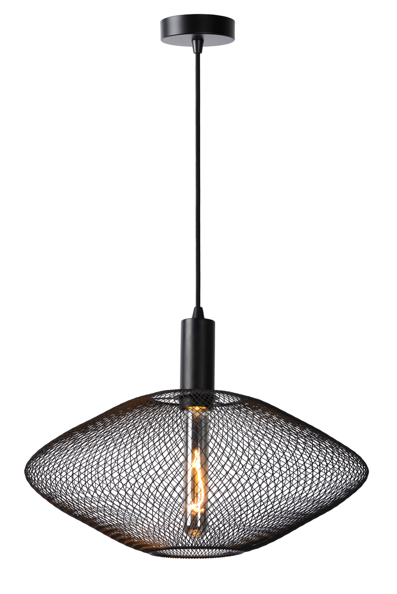 Hanglamp Zwart - Metaal - Lucide