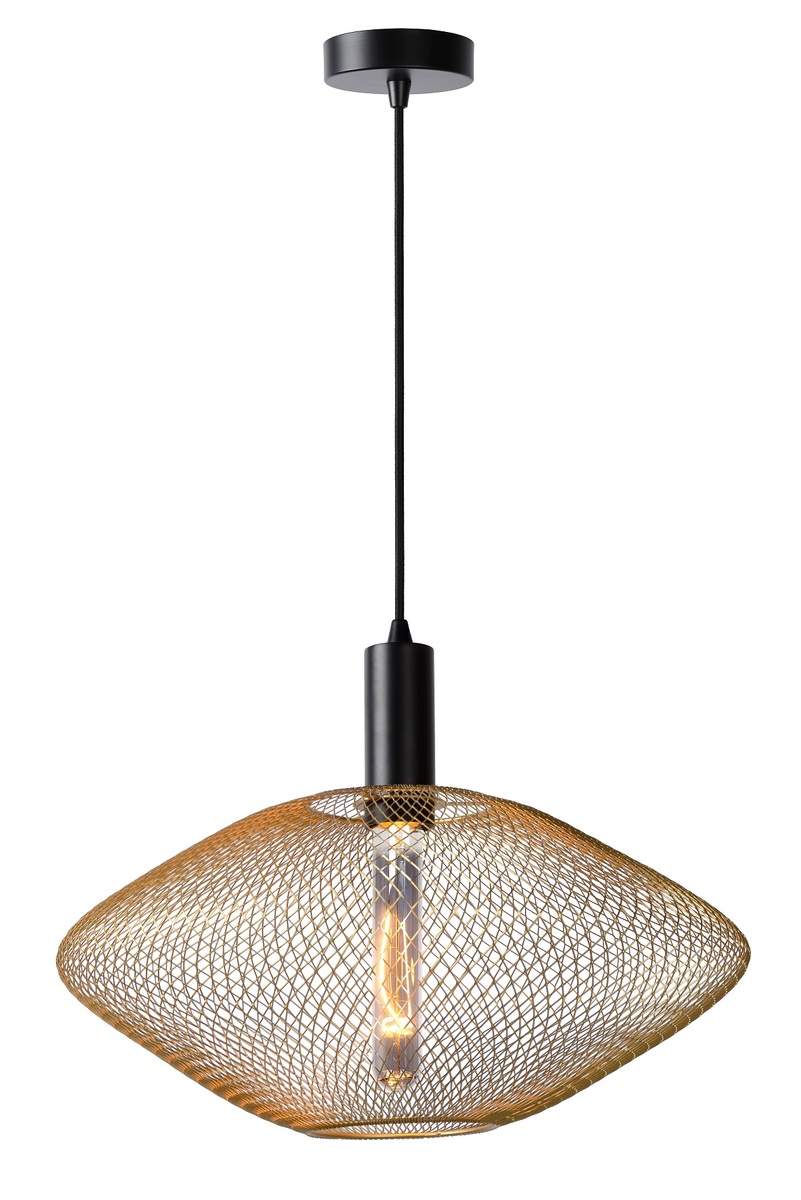 Hanglamp Bruin Goud - Metaal - Lucide