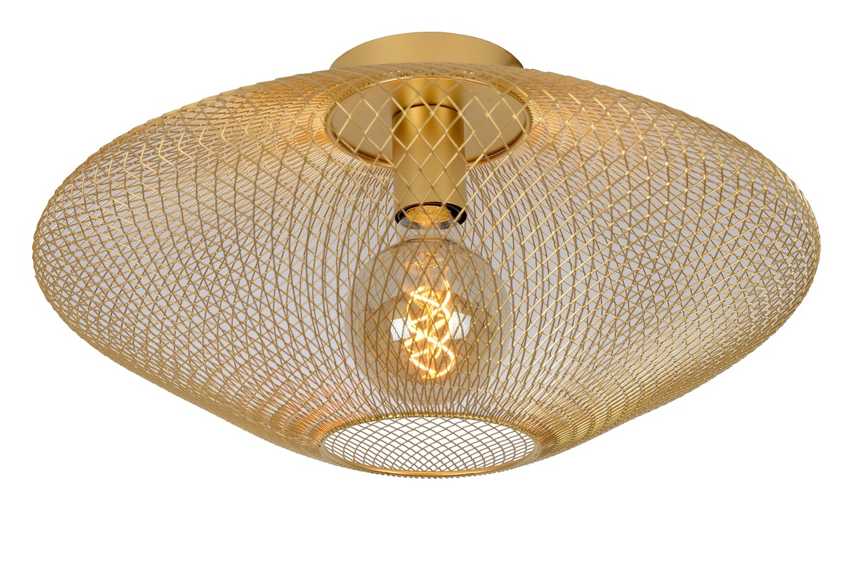 Hanglamp  Bruin Goud - Metaal - Lucide