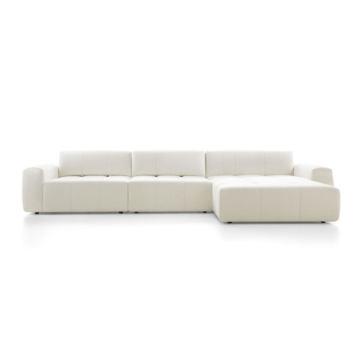 Hoekbank Cannaregio Wit - Stof - Baenks
