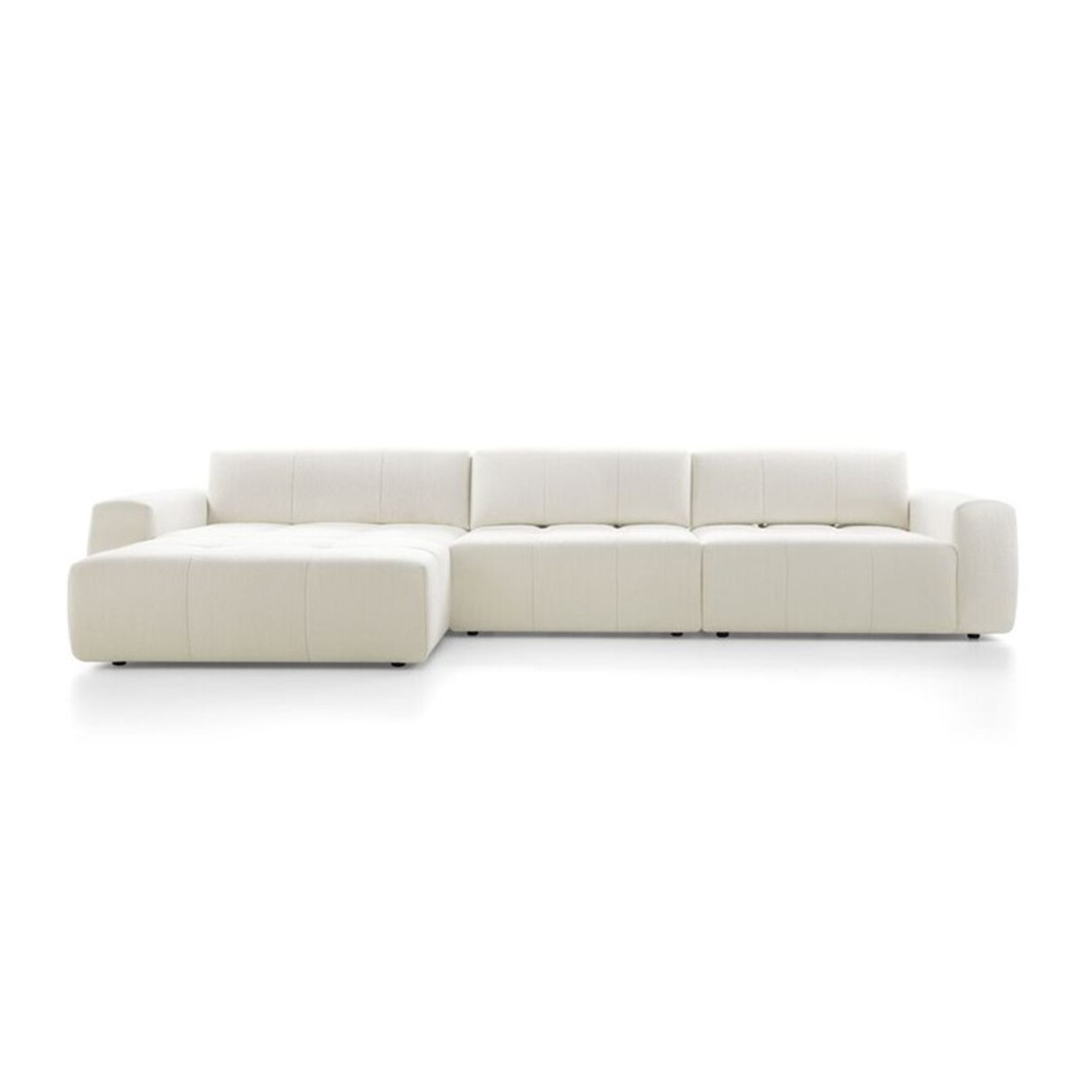 Hoekbank Cannaregio Wit - Boucle - Hoekbank - Baenks