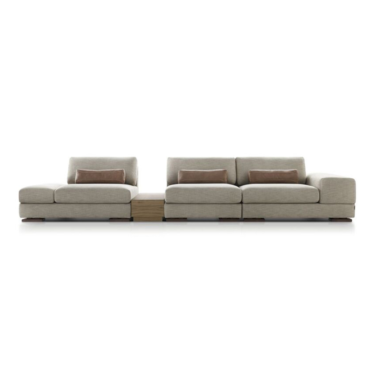 Bank Chueca Bruin Taupe - Stof - Baenks