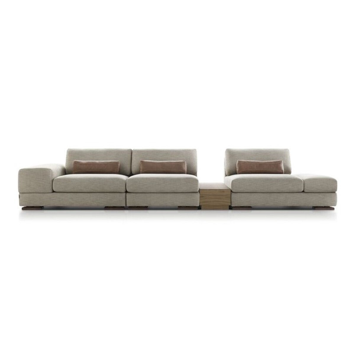 Bank Chueca Bruin Taupe - Stof - Baenks