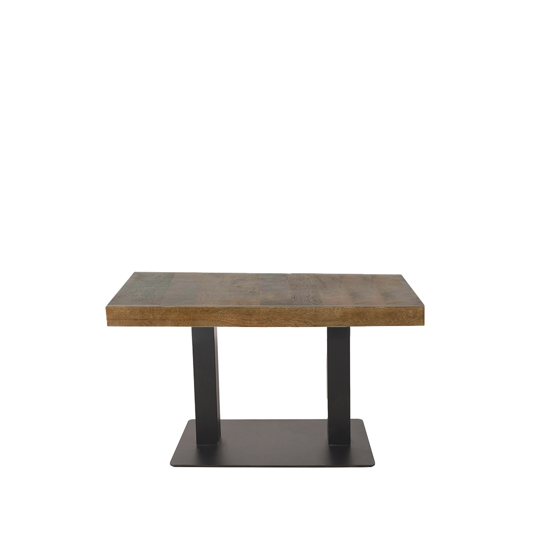 Eetkamertafel Restauranttafel - Nature - Mangohout - Industrieel - LABEL51