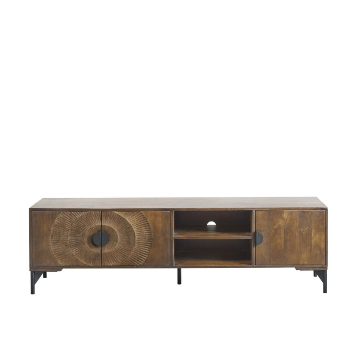 Tv-meubel Nocona - Bruin - Hout - Modern - Profijt Meubel