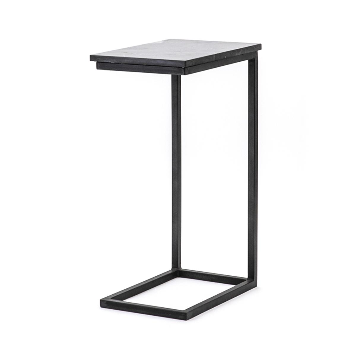 Bijzettafel Edge Grijs  - Metaal - By Boo