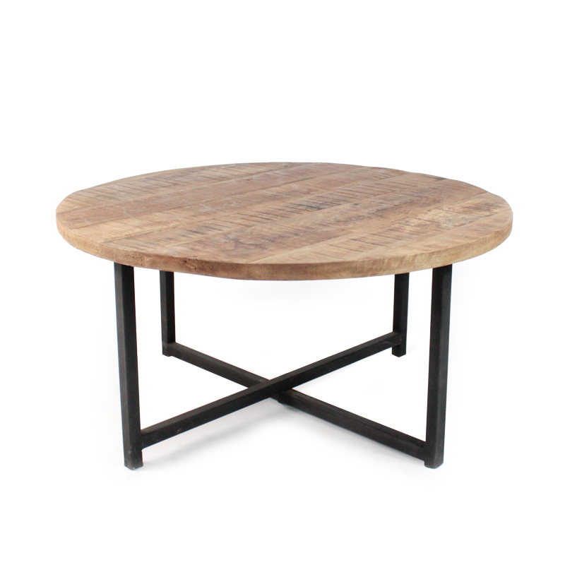 Salontafel Dex Naturel Rough - Mangohout - LABEL51