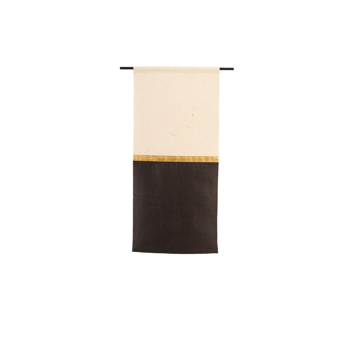Wanddecoratie Sugarloaf Zwart  - Katoen - Urban Cotton