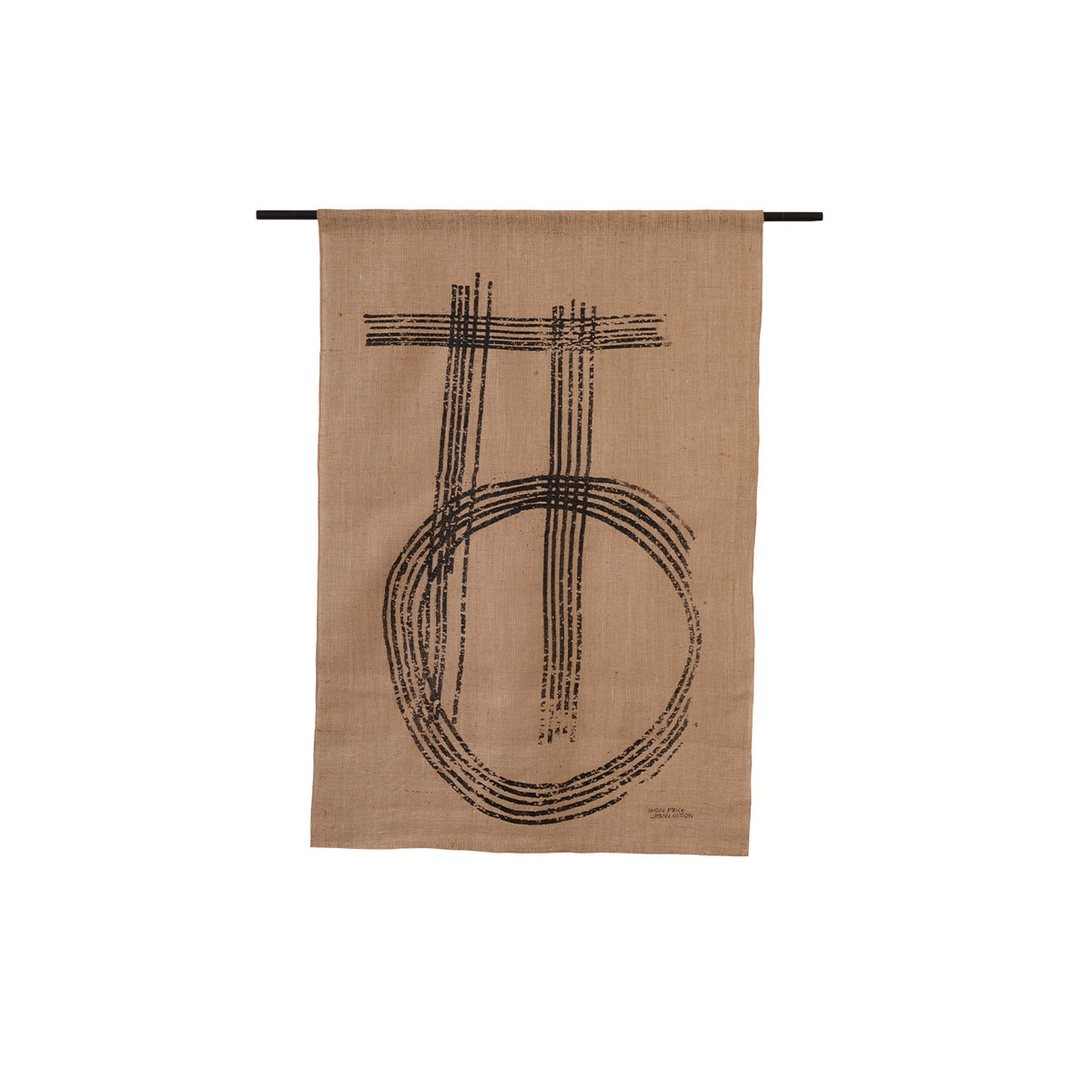 Wanddecoratie TTO Bruin  - Jute - Urban Cotton