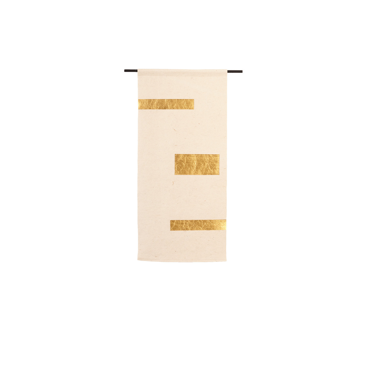 Wanddecoratie Tropical Gold Crème  - Katoen - Urban Cotton