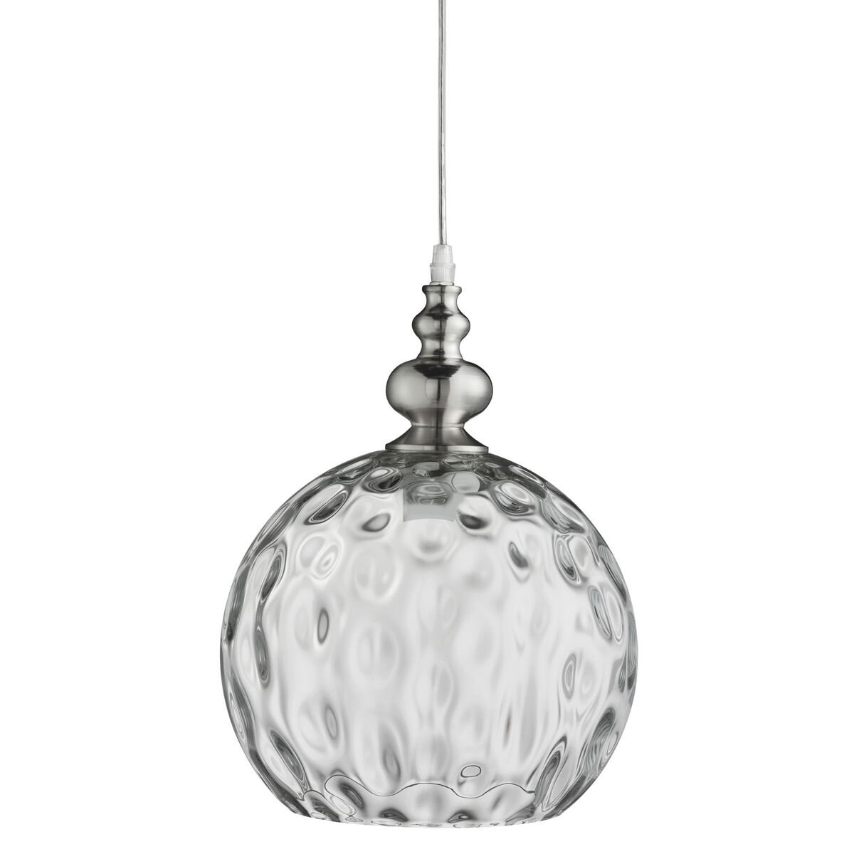 Hanglamp Dex Grijs Helder glas - Glas - DOK 2