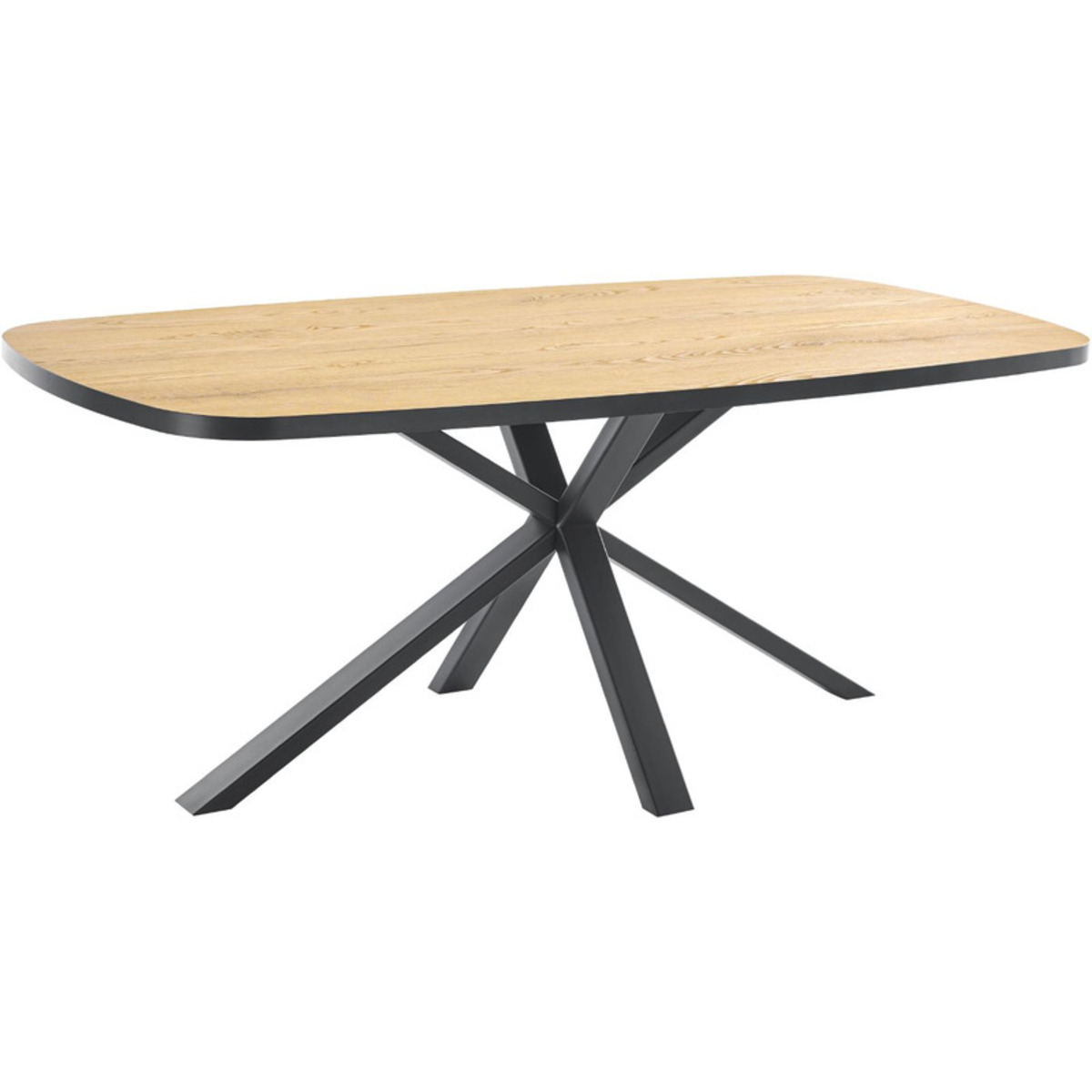 Eetkamertafel Caltana - Bruin - Kunststof - Modern - Profijt Meubel