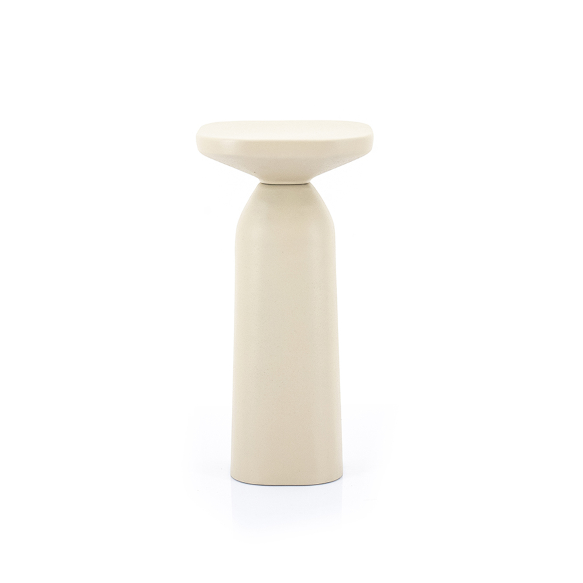 Bijzettafel Squand Crème Beige - Aluminium - By Boo