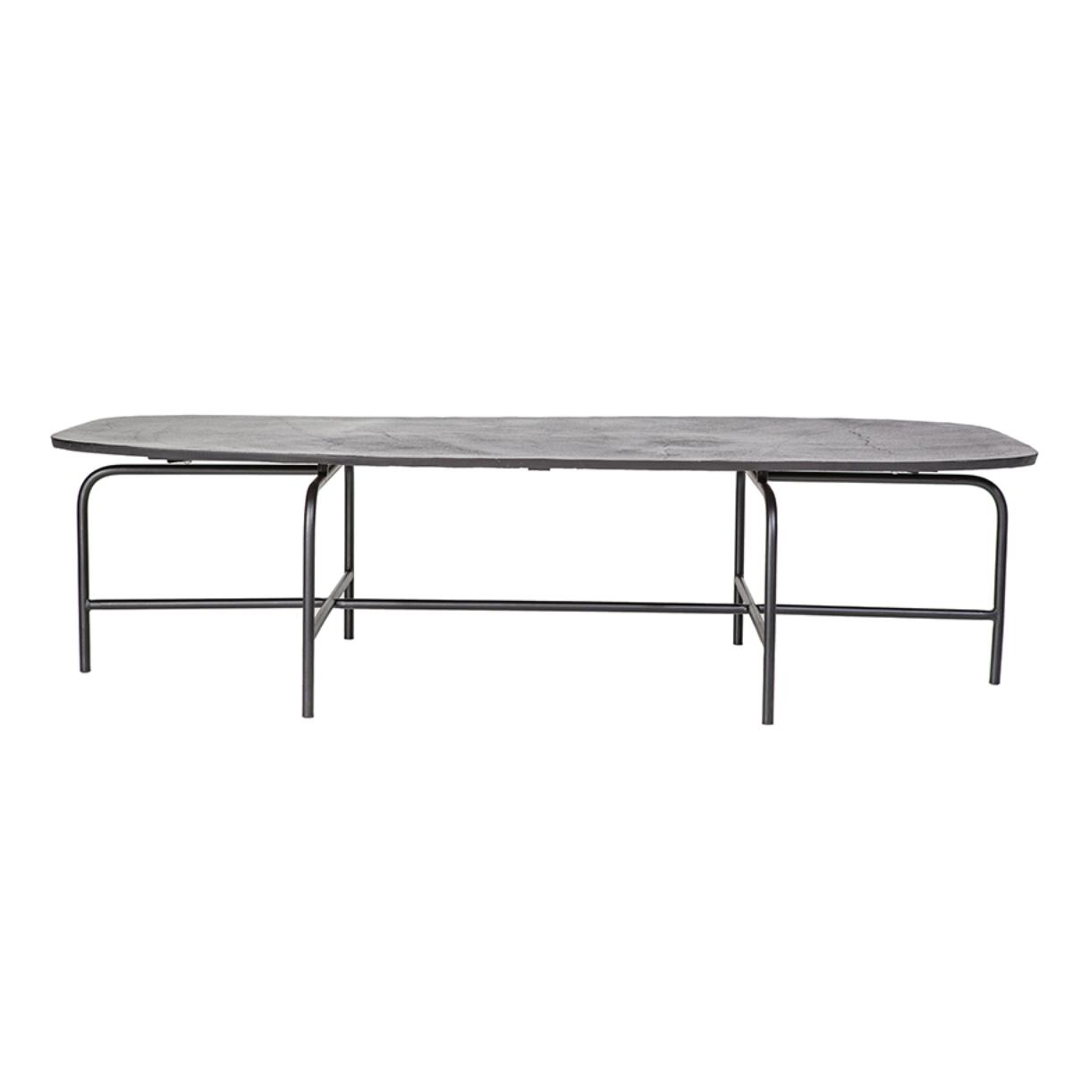 Salontafel  Zwart - Metaal - Eleonora