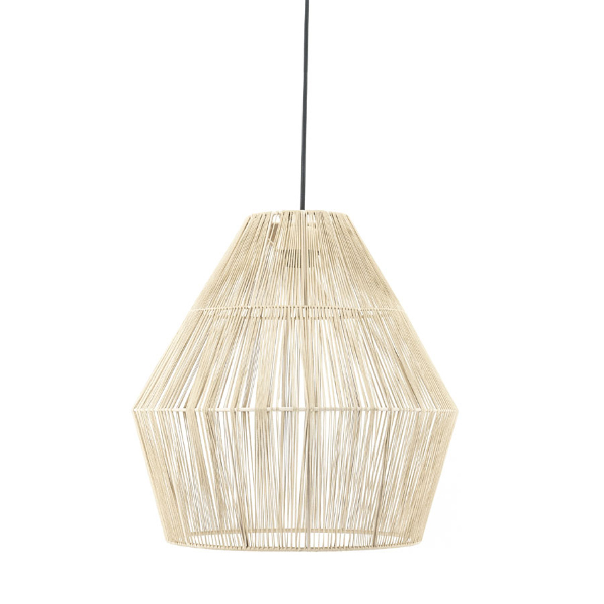 Hanglamp Aya Wit Naturel - Katoen - By Boo