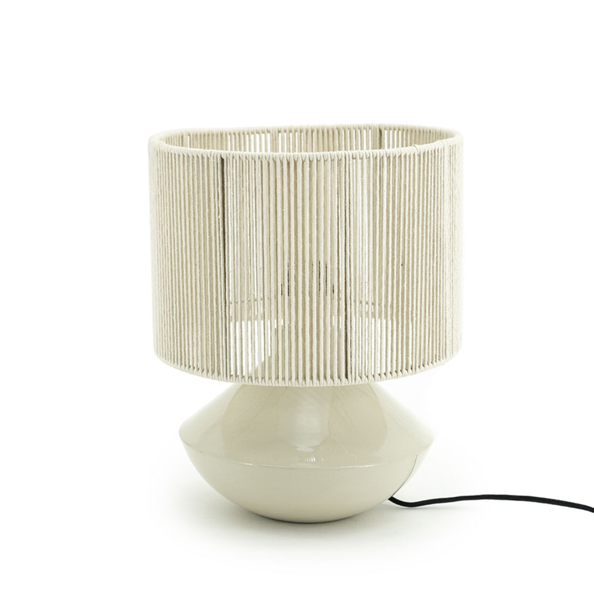 Tafellamp  Bruin Beige - Metaal - By Boo