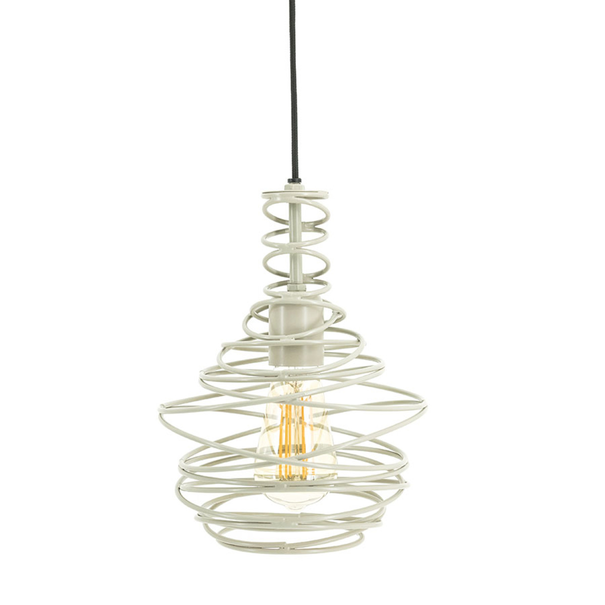 Hanglamp  Wit Beige - Metaal - By Boo