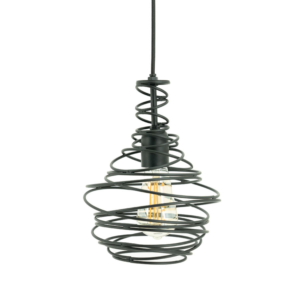 Hanglamp  Zwart - Metaal - By Boo