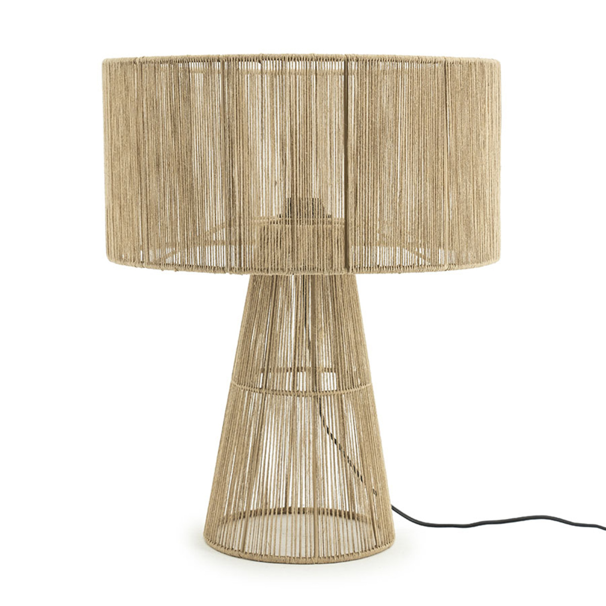 Tafellamp Oshu Bruin - Rotan - By Boo