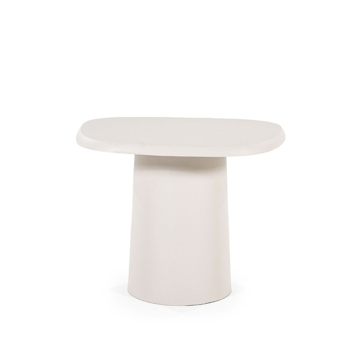 Bijzettafel Sten Wit - Aluminium - By Boo