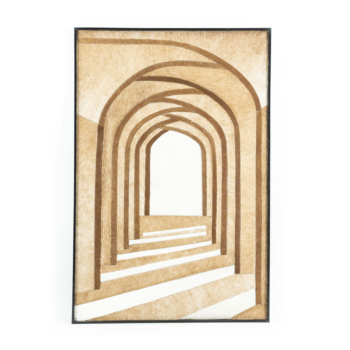 Wanddecoratie  Bruin  - Leder - By Boo