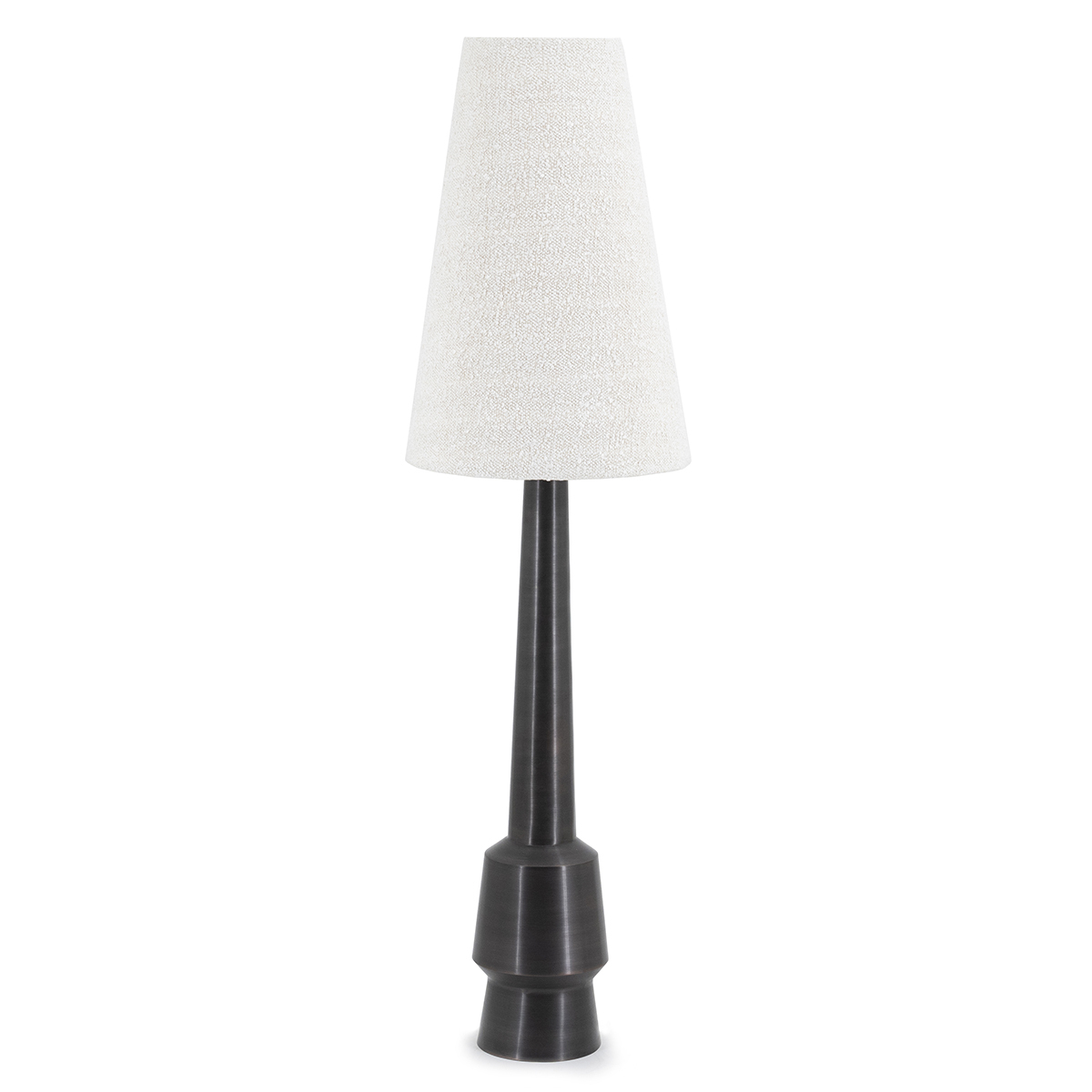 Vloerlamp Dawn Zwart  - Stof - By Boo