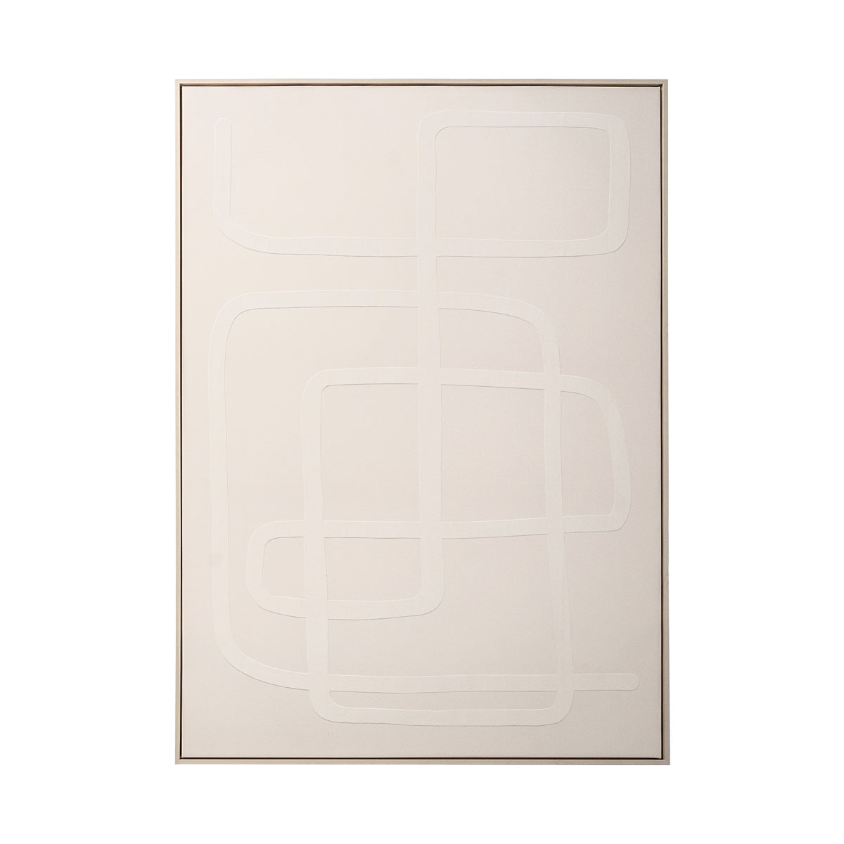 Wanddecoratie Bruin Taupe - Stof - By Boo