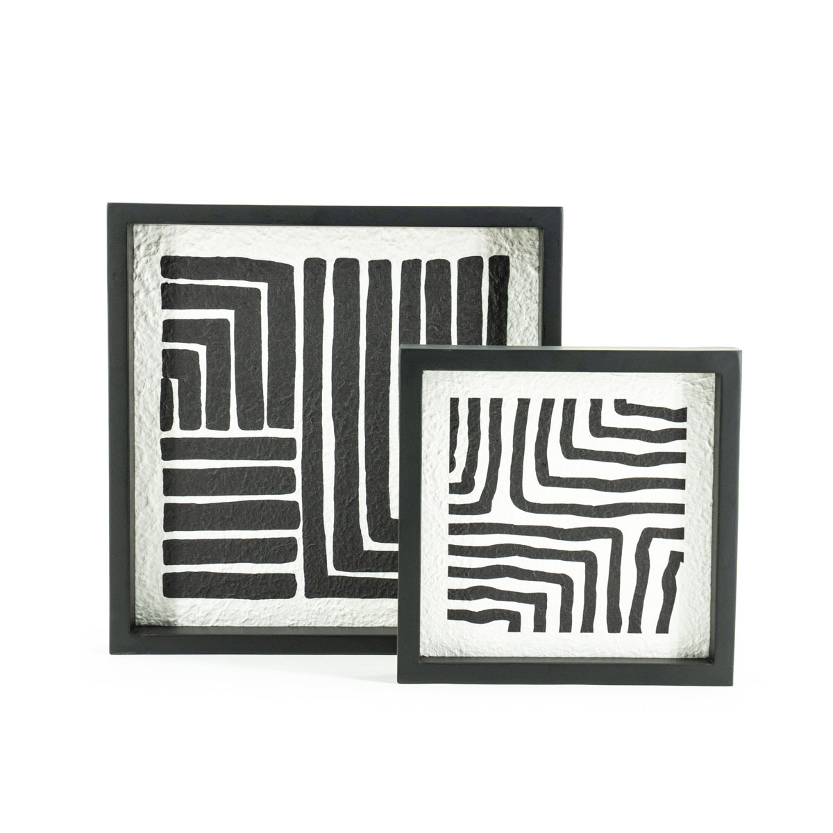 Wanddecoratie Zwart - Canvas - By Boo