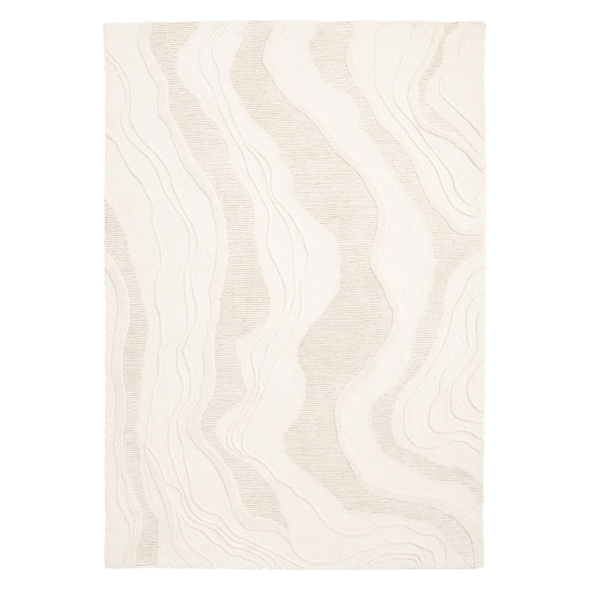 Vloerkleden Soil Wit - Wol - By Boo