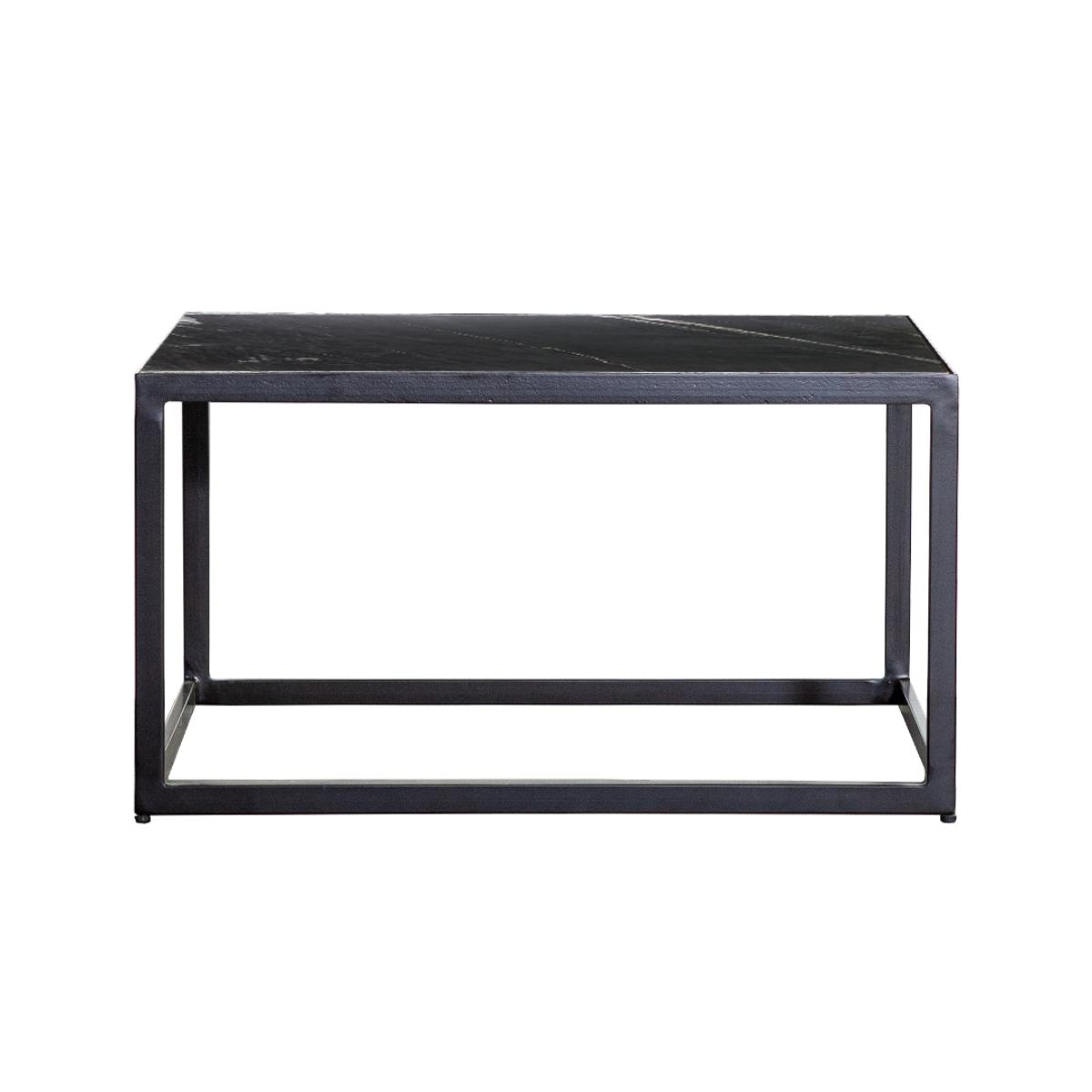 Salontafel Marmer Zwart - Natuurlijk materiaal - Eleonora