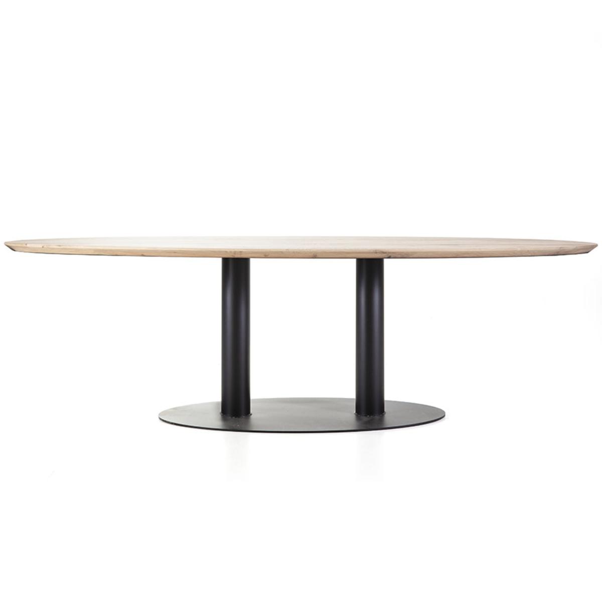 Eetkamertafel Ovaal Naturel - Eiken - Eleonora