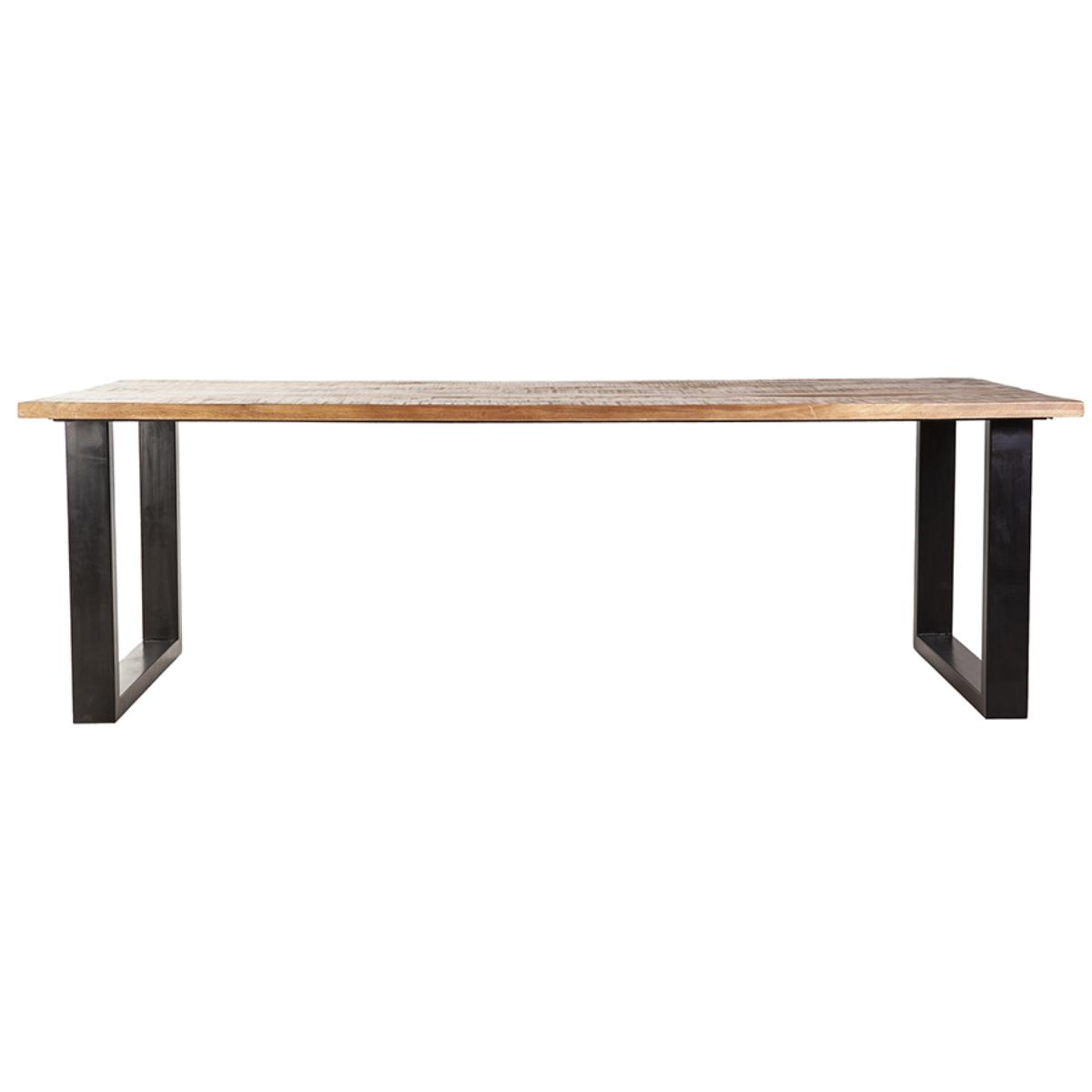 Eetkamertafel Bruin - Mangohout - Eleonora