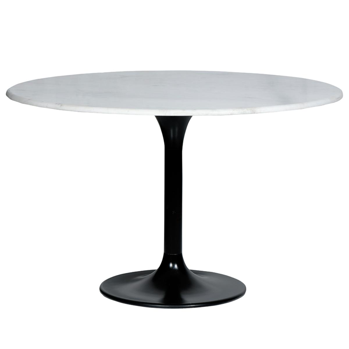 Eetkamertafel  Wit - Natuurlijk materiaal - Eleonora