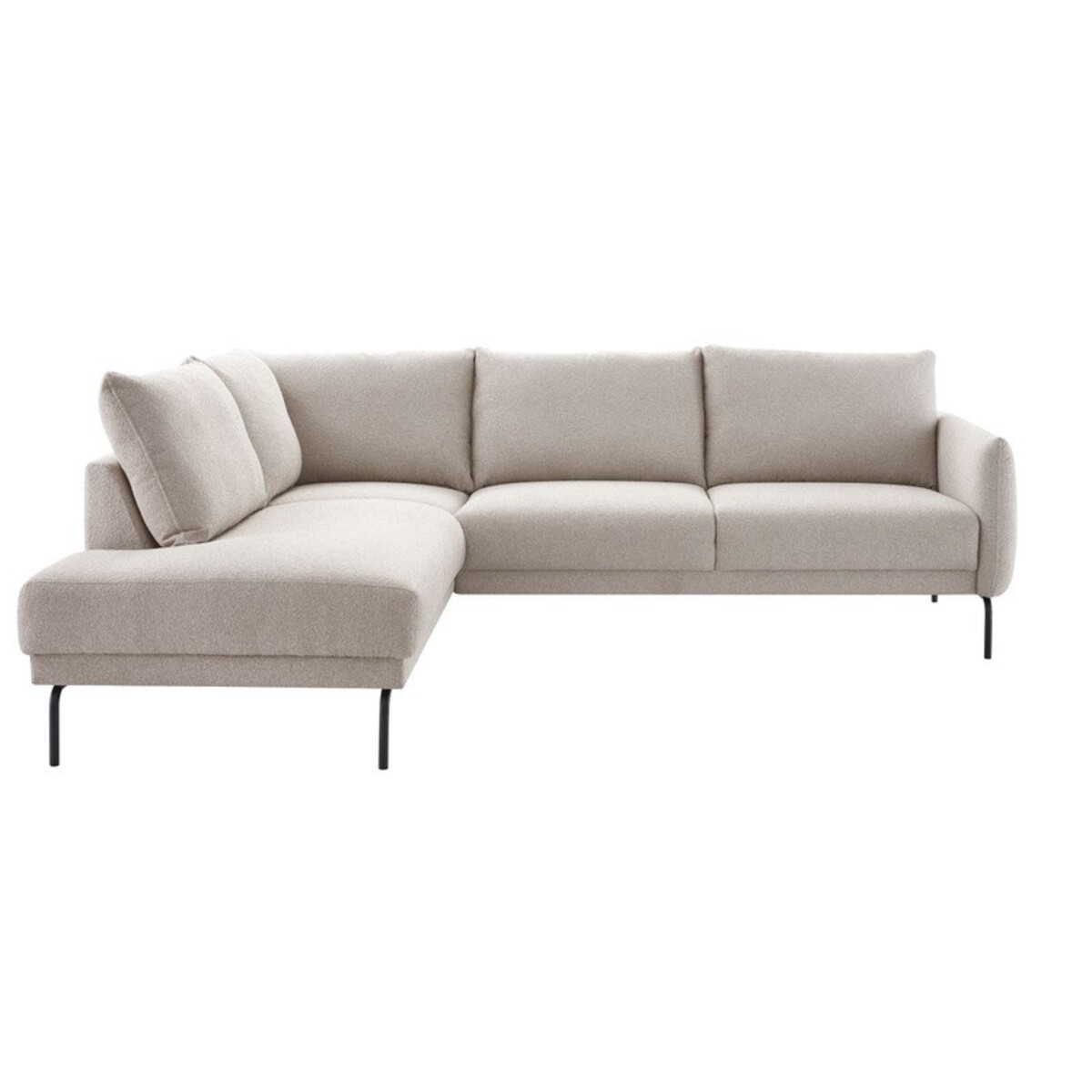 Hoekbank Vinita - - Bruin - Stof - Modern - Profijt Meubel